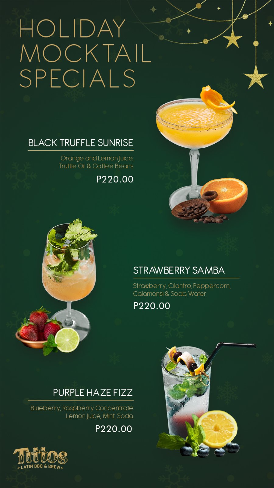 Holiday Mocktails Stories